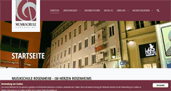 Desktop Screenshot of musikschule-rosenheim.de